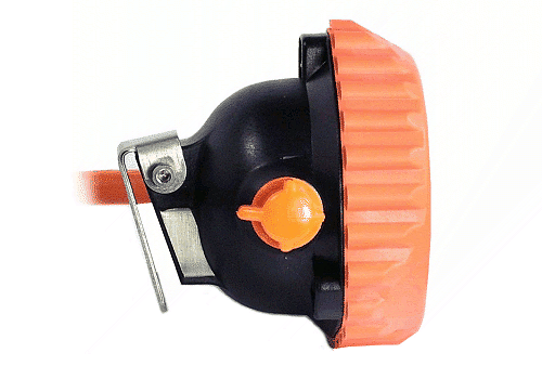 View on luminaire reflector � from right side