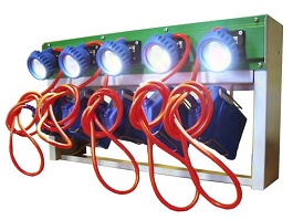 charging stand NS 05.05 for 5 pieces of luminaires